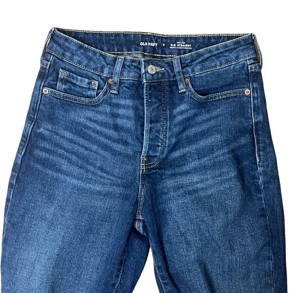 Old Navy Hi-Rise OG Straight Jeans Sz 6 - Picture 4 of 7